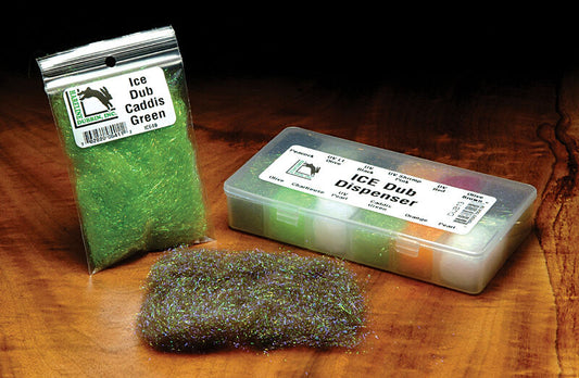 Hareline Ice Dub fly tying dubbing
