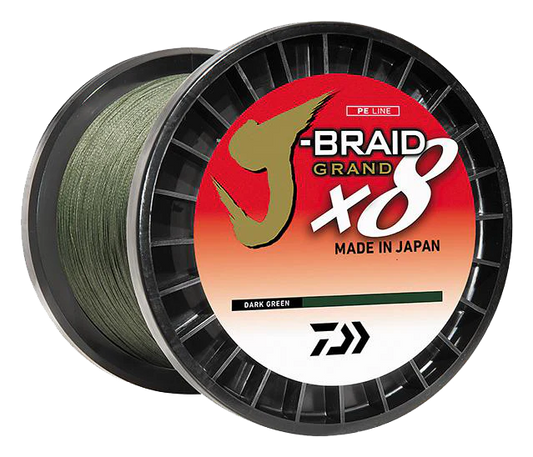 Daiwa J-Braid Grand x8 Dark Green Fishing Line