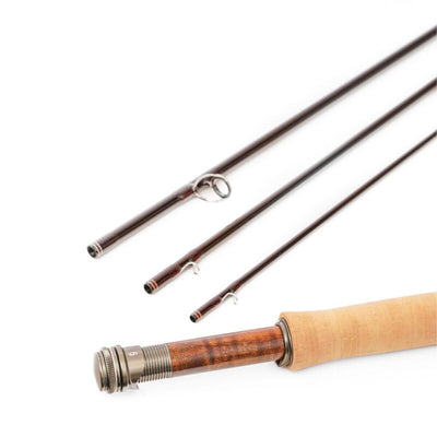 Sage Classic R8 fly rod sections with chrome snake guides