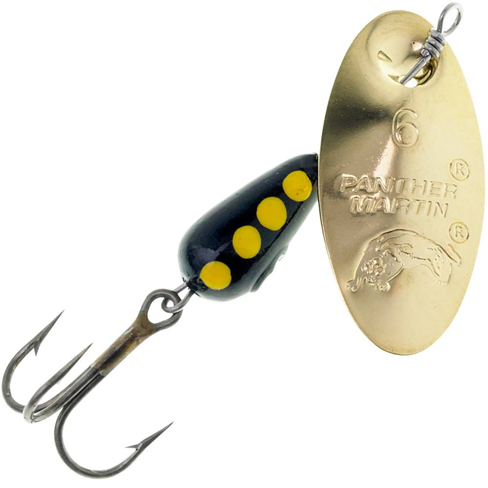 Panther Martin Classic gold inline spinner for trout