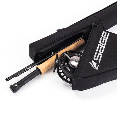 Sage Foundation Fly Rod Outfit black nylon rod and reel travel case