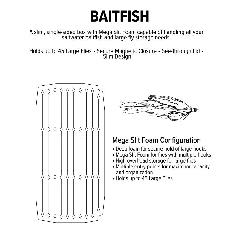 Umpqua UPG Foam Baitfish Fly Box