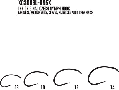 Umpqua XC300BL-BN Hooks