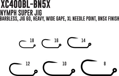 Umpqua XC400BL-BN Hooks