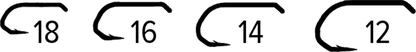 Umpqua X Series XT050 Stubby T Hooks