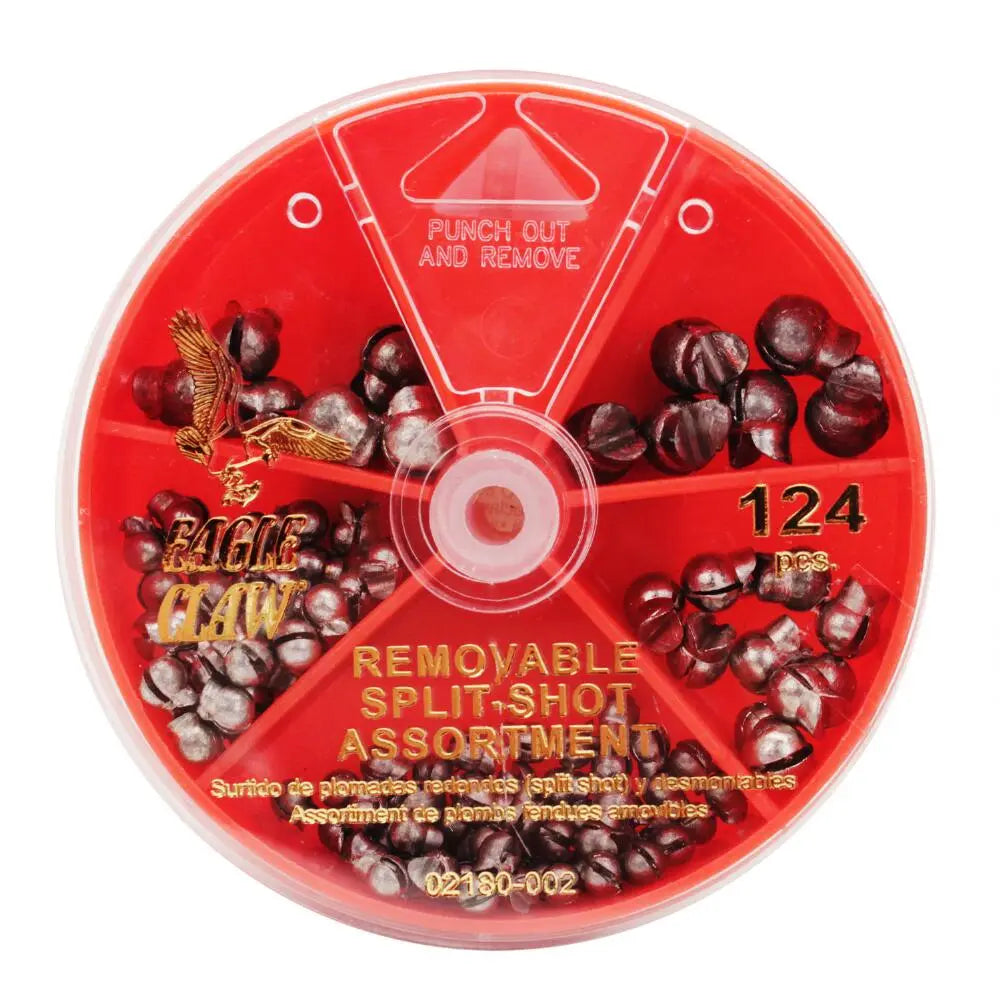 Eagle Claw Round Split Shot Assorment