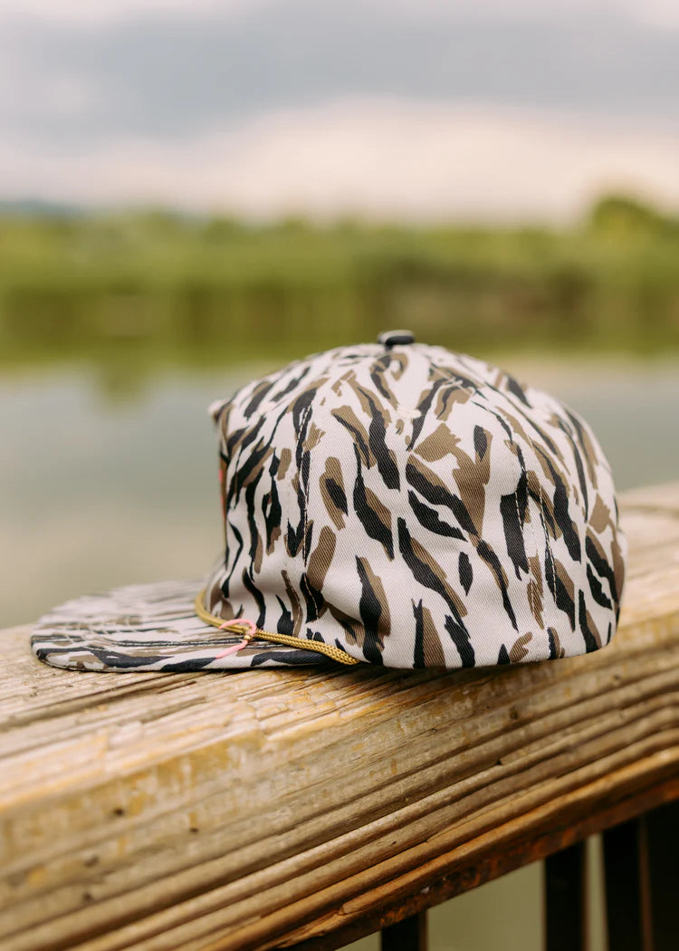 Brook Fishing Co. Flat Brim Camo Hat