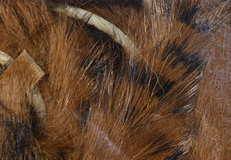 Hareline Black Barred Rabbit Strips