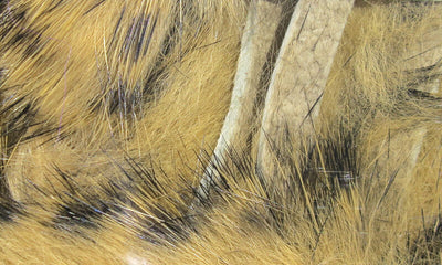 Hareline Black Barred Rabbit Strips