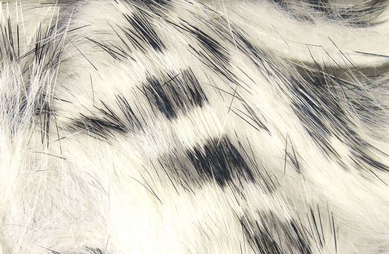 Hareline Black Barred Rabbit Strips