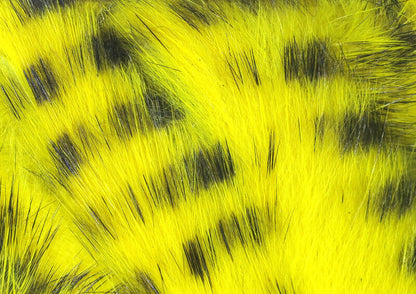 Hareline Black Barred Rabbit Strips