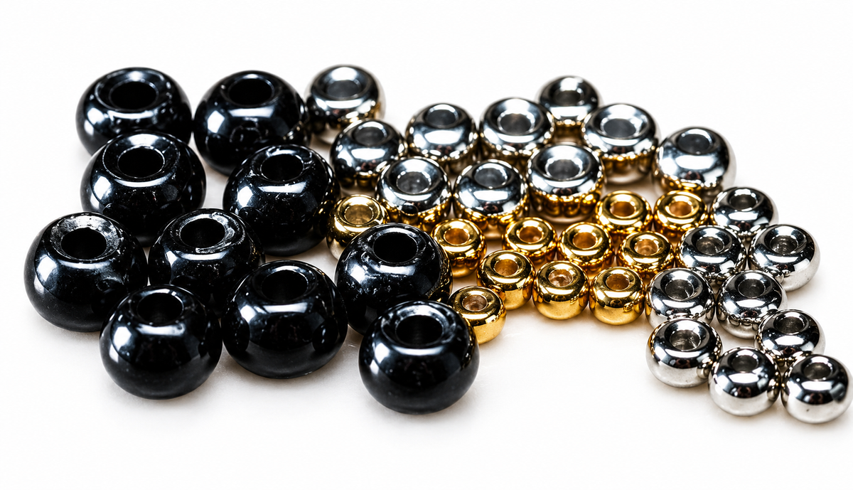 Hareline Countersunk Tungsten Beads