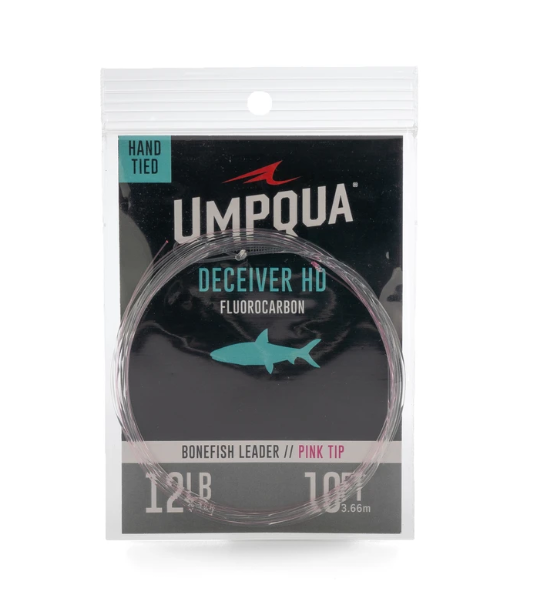 Umpqua Hand-Tied Bonefish Leader with Pink Tip