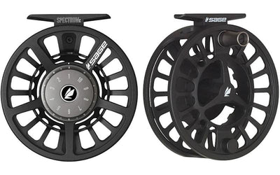 Sage Spectrum C Fly Reel Black large arbor and sealed SCS drag