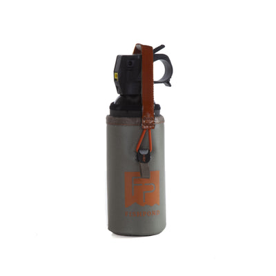 Fishpond Thunderhead Bear Spray Holder with secured bear spray canister