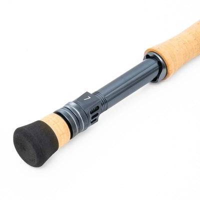Sage SALT R8 anodized aluminum reel seat and cork handle