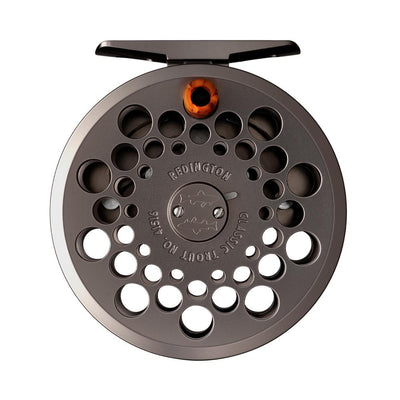 Redington Classic Trout 4/5/6 Fly Reel Silver front view