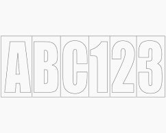 Shoreline Marine Boat Letter & Number Kit