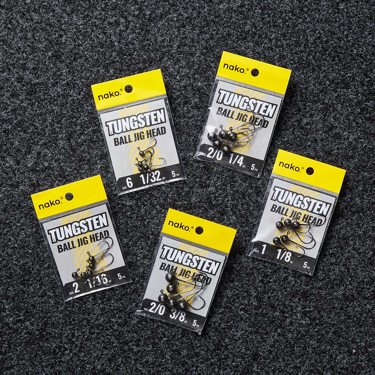 Nako Tungsten Ball Jig Head