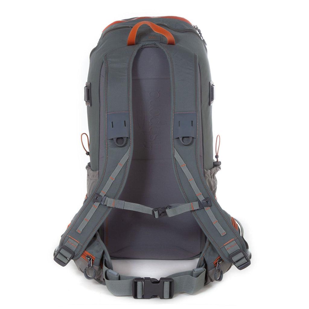 Fishpond Firehole Backpack padded back panel and shoulder straps